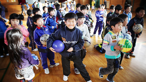 子供たちの笑顔