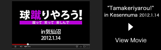 "Tamakeriyarou!" in Kesennuma 2012.1.14
