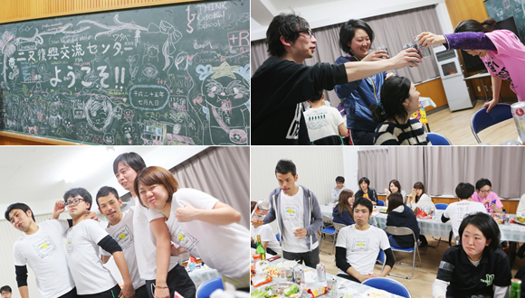 総勢40名程でのボランティアさん同士のお疲れさん会