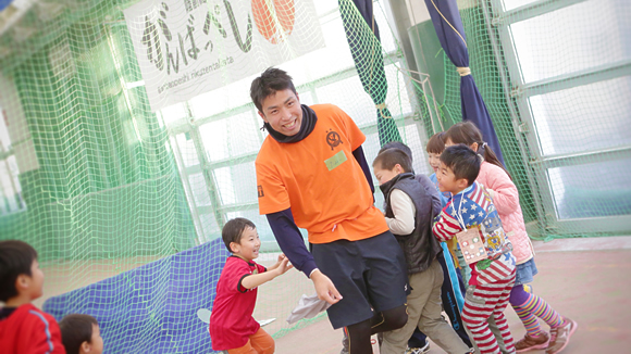 恒例の鬼ごっこ